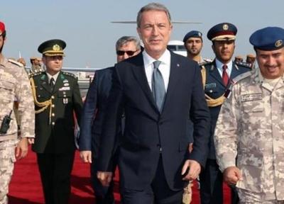 وزیر دفاع ترکیه با امیر قطر ملاقات کرد