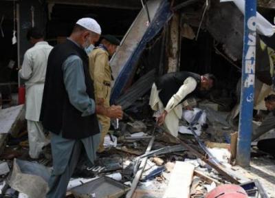 (تصاویر) انفجار در کراچی