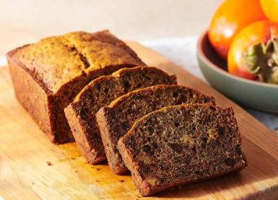 2 طرز تهیه نان خرمالو در فر یا تابه